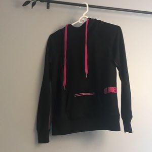 Black and pink FOX hoodie